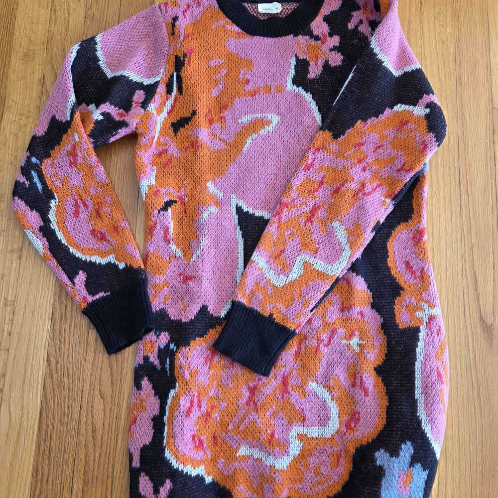 1.4.3. Story by Line Up Pink and Orange Sweater